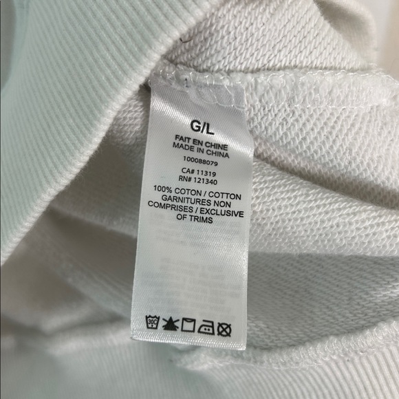 Garage Boatneck California Oceanside Club Embroidered Sweatshirt Women’s size Lg - Picture 10 of 10